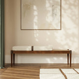 Bello Luxurious Boucle Upholstered Bench