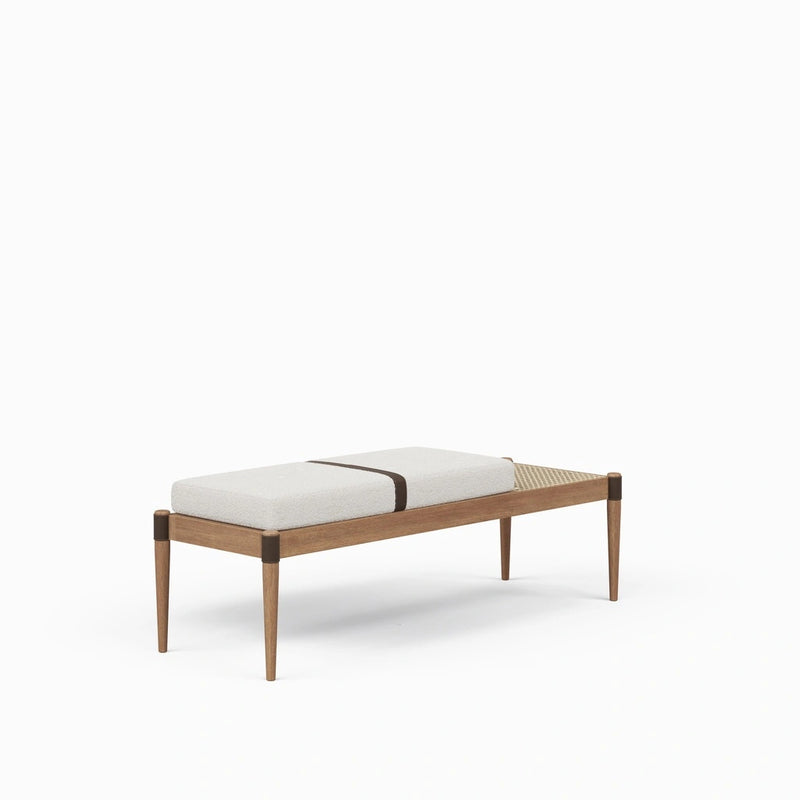 Bello Luxurious Boucle Upholstered Bench