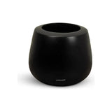 Belly Modern Designed Outdoor Planter-Planters-Le Present-Black-12" H-LOOMLAN