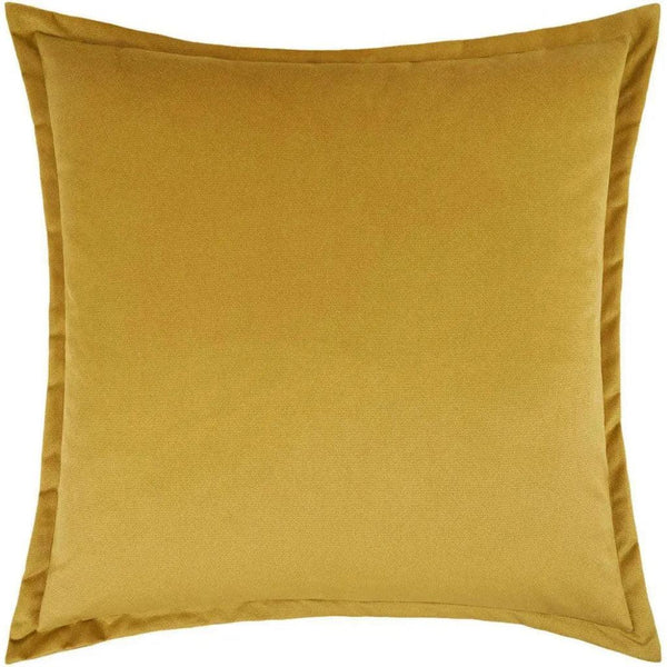 Belvedere Flange Curry Gold Throw Pillow Insert - LOOMLAN - D.V. Kap - Throw Pillows