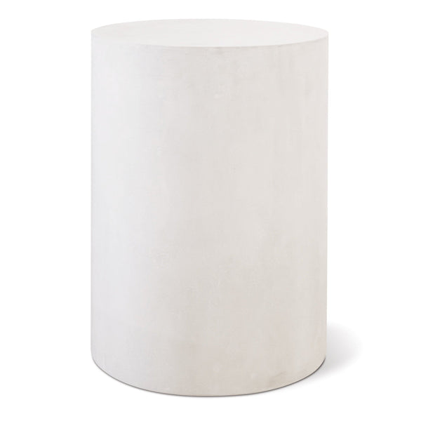 Ben Accent Table - White Outdoor End Table-Outdoor Side Tables-Seasonal Living-LOOMLAN