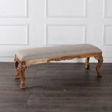 Bench Charlotte Upholstered Bedroom Bench-Bedroom Benches-Peninsula Home-LOOMLAN