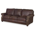 Benchmade to Order 90 Inches Leather Sofa Hartford