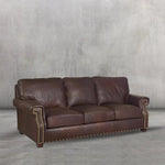 Benchmade to Order 90 Inches Leather Sofa Hartford