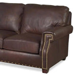 Benchmade to Order 90 Inches Leather Sofa Hartford