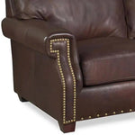 Benchmade to Order 90 Inches Leather Sofa Hartford