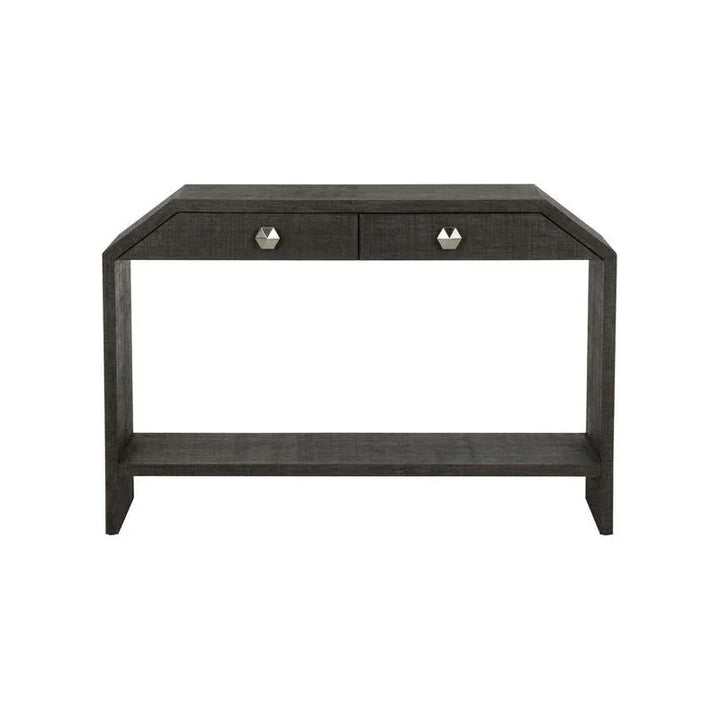 Bend 2 - Drawer Black Console Table - LOOMLAN - Chelsea House - Console Tables