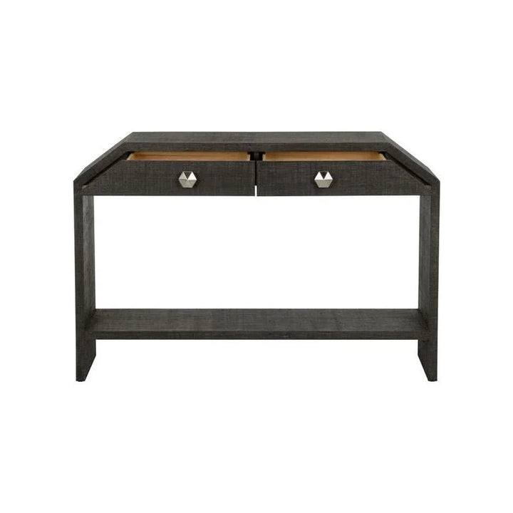 Bend 2 - Drawer Black Console Table - LOOMLAN - Chelsea House - Console Tables