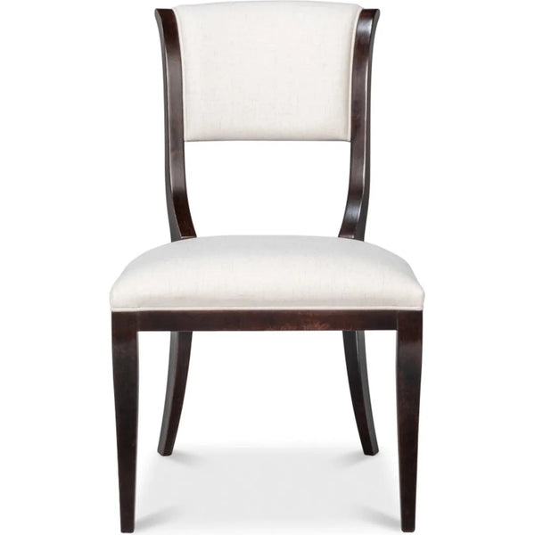 Bennedict Cream Modern Side Chair 2PC-Dining Chairs-Sarreid-LOOMLAN