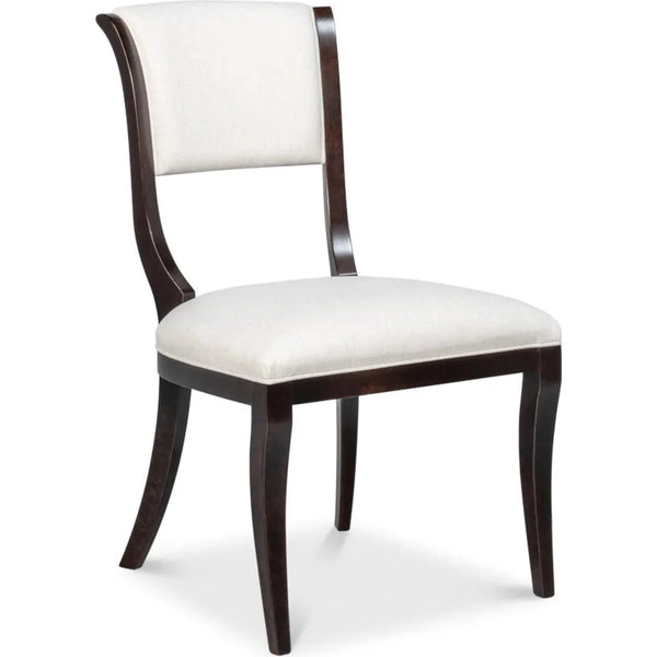 Bennedict Cream Modern Side Chair 2PC-Dining Chairs-Sarreid-LOOMLAN