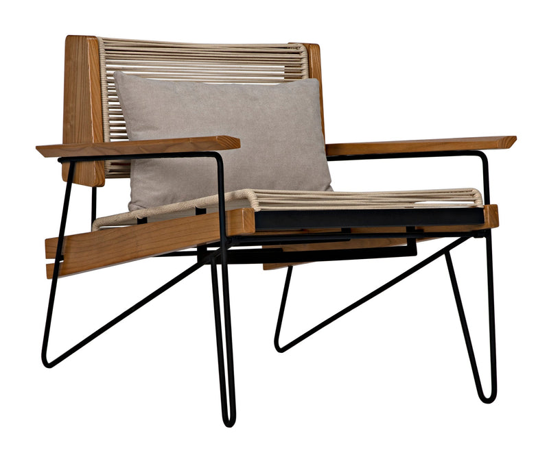 Benson Chair-Accent Chairs-Noir-LOOMLAN