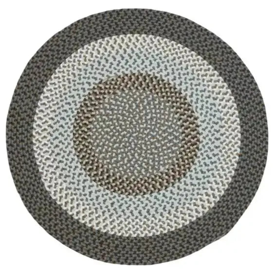 Benson Creek Round Outdoor Rugs-Outdoor Rugs-Colonial Mills-Earth Tone-3' x 3'-LOOMLAN