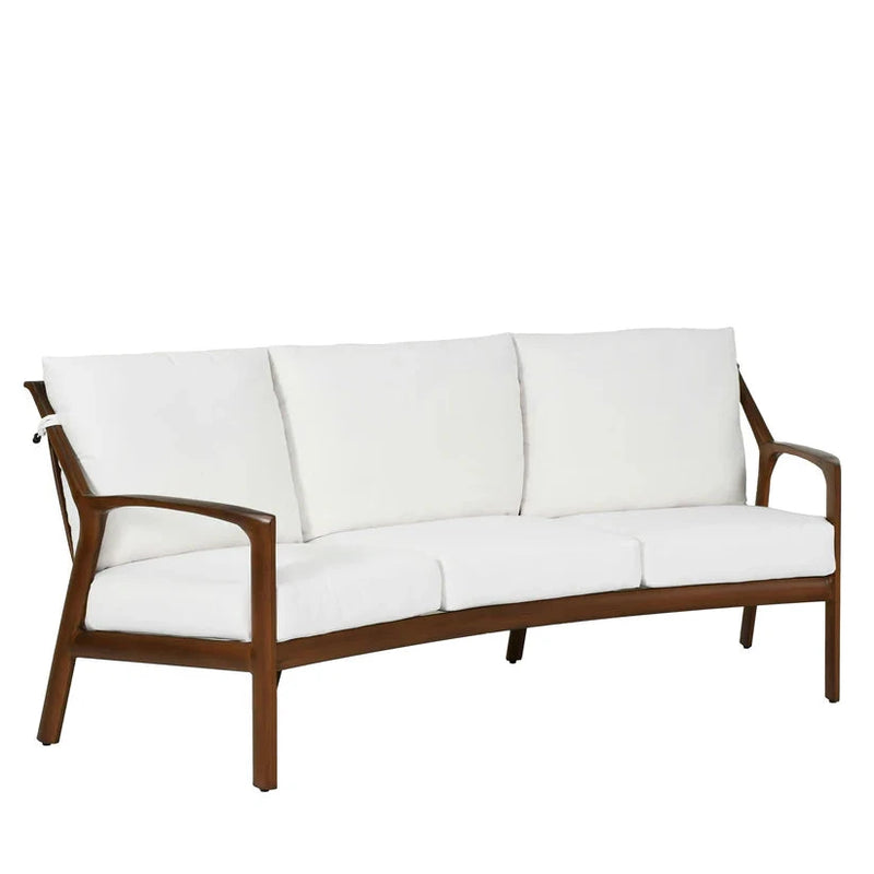 Castelle Berkeley Crescent Curved Outdoor Sofa Deep Seating