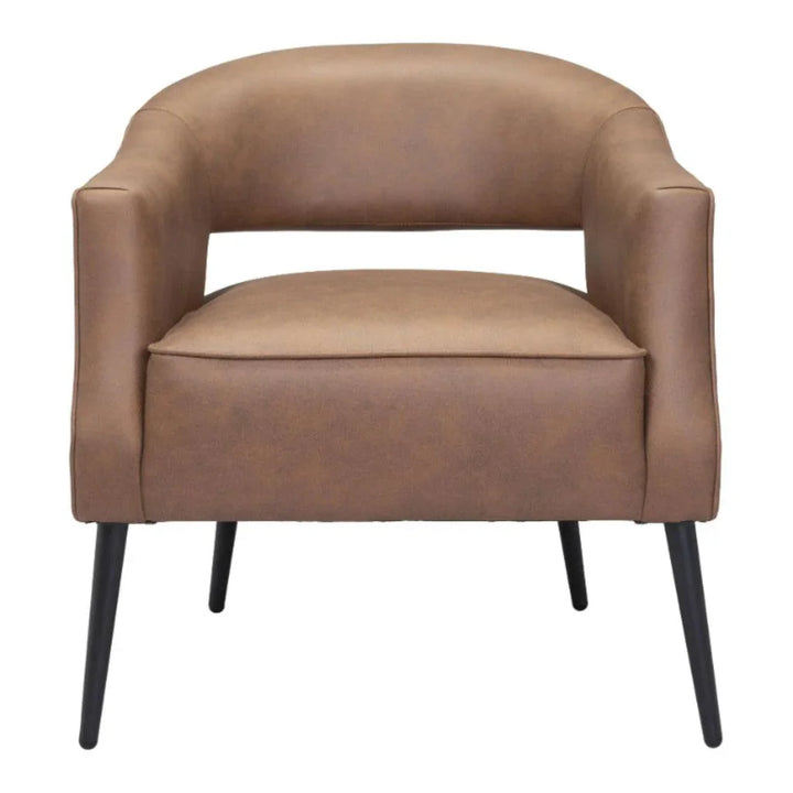 Berkeley Accent Chair Vintage Brown - LOOMLAN - Zuo Modern - Accent Chairs