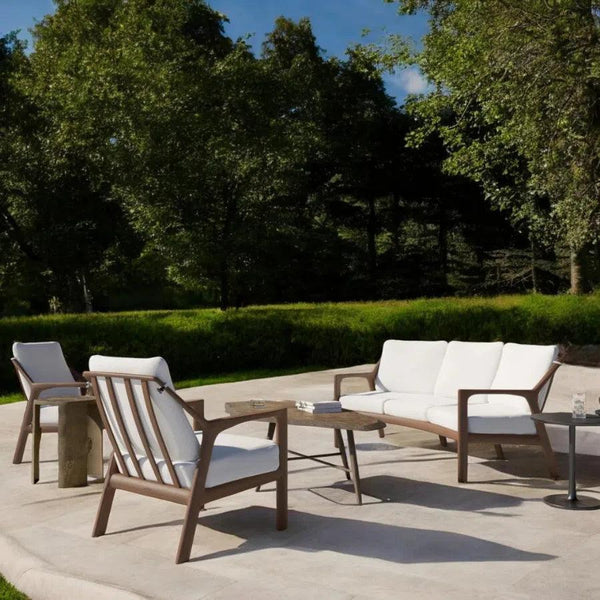 Berkeley Outdoor Couch Set With Tables-Outdoor Dining Sets-Castelle-LOOMLAN