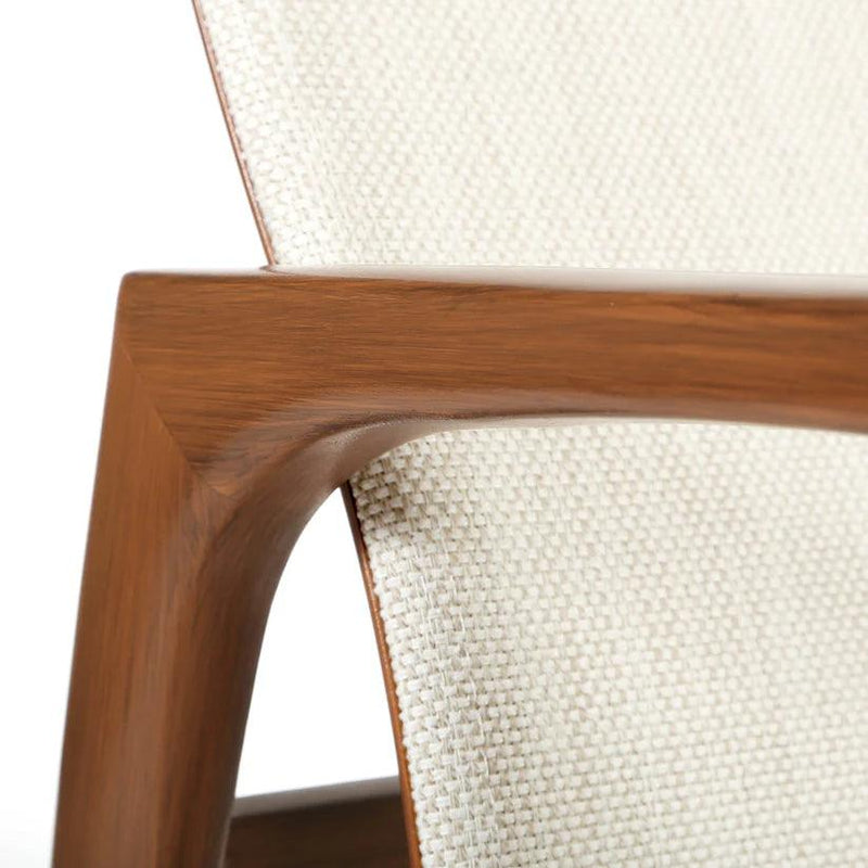 Castelle Berkeley Sling Swivel Rocker Dining Chair