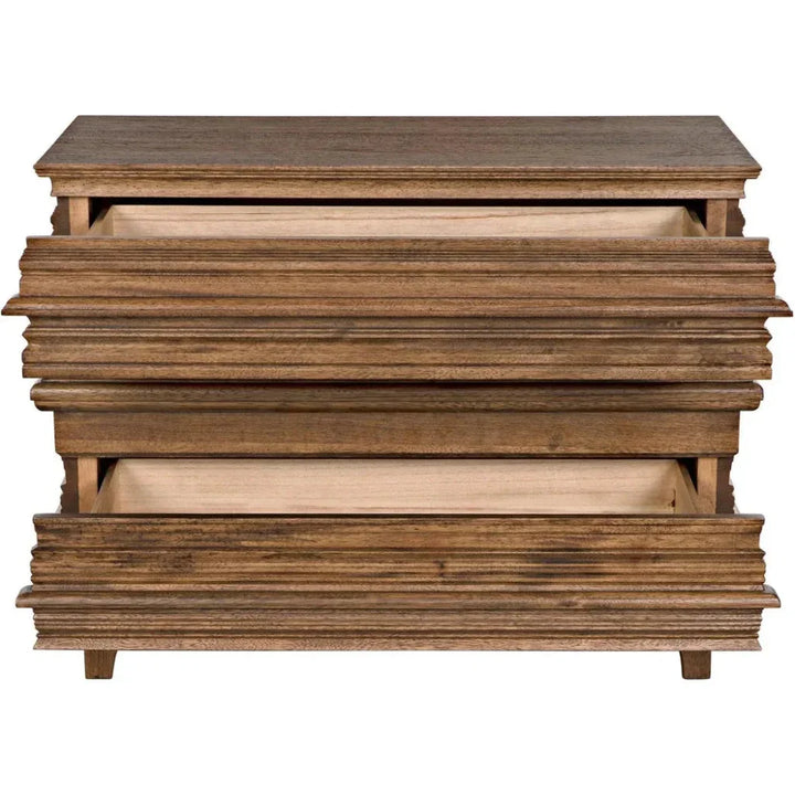 Bernard Wood Brown Chest - LOOMLAN - Noir - Chests