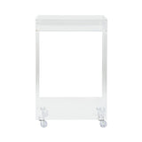 Bertie Acrylic Made Clear Bar Cart-Home Bar Carts-Chelsea House-LOOMLAN