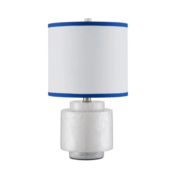 Beryl Composite Swirl Finish Table Lamp - LOOMLAN - Currey & Co - Table Lamps