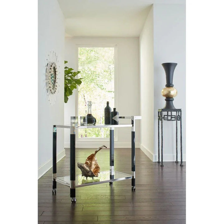 Beu 7 Trumpet Metal Black Vase - LOOMLAN - Wildwood - Vases & Jars