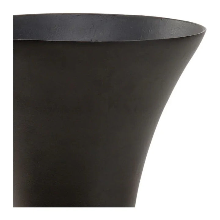 Beu 7 Trumpet Metal Black Vase - LOOMLAN - Wildwood - Vases & Jars