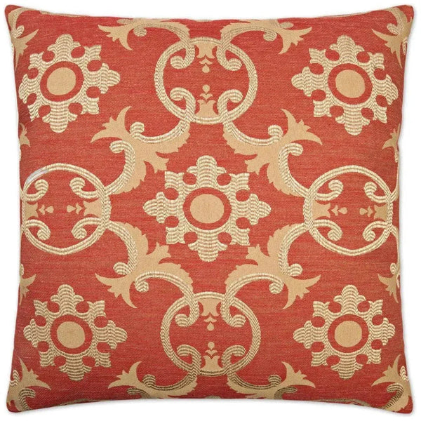 Biblos Red Throw Pillow With Insert - LOOMLAN - D.V. Kap - Throw Pillows