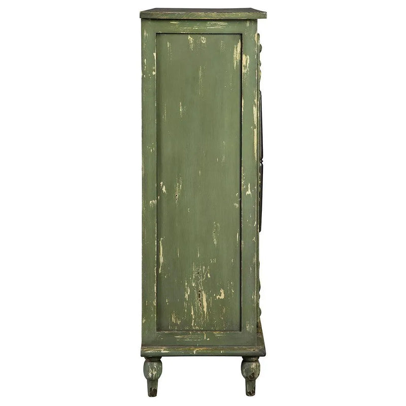 Bijou Vintage Designed Wooden Hall Cabinet-Accent Cabinets-Furniture Classics-LOOMLAN