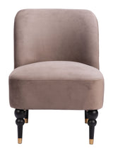 Bintulu Accent Chair Taupe-Club Chairs-Zuo Modern-LOOMLAN