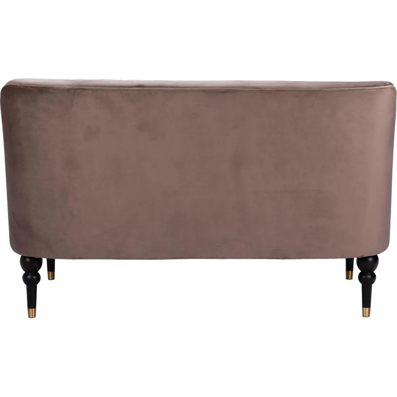 Bintulu Loveseat Taupe Sofas & Loveseats LOOMLAN By Zuo Modern