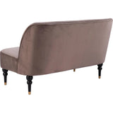 Bintulu Loveseat Taupe Sofas & Loveseats LOOMLAN By Zuo Modern