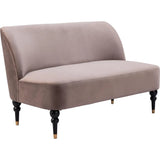 Bintulu Loveseat Taupe Sofas & Loveseats LOOMLAN By Zuo Modern