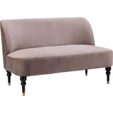 Bintulu Loveseat Taupe Sofas & Loveseats LOOMLAN By Zuo Modern