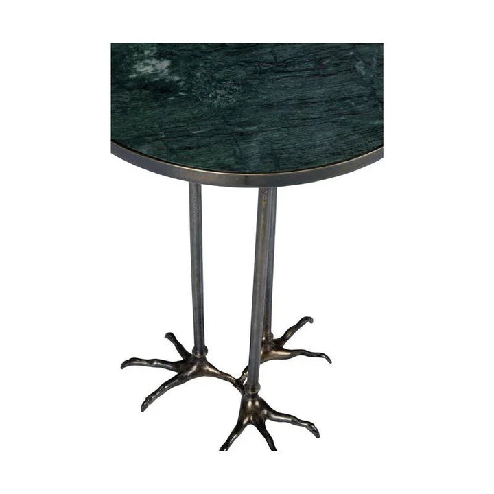 Bird Foot Leg Designed Round Side Table - LOOMLAN