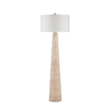 Birdsong Whitewash Floor Lamp-Floor Lamps-Currey & Co-LOOMLAN