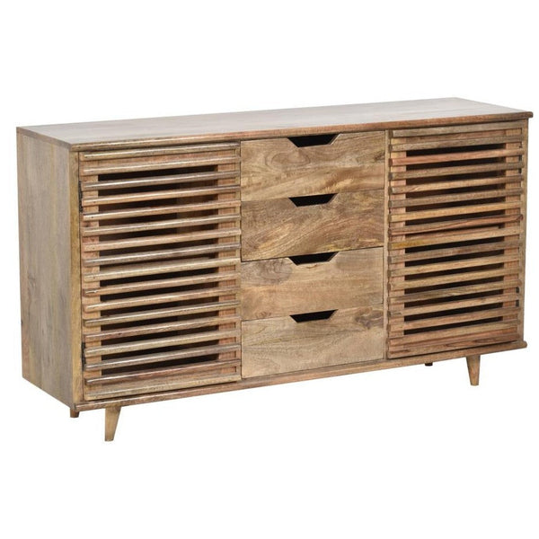 Birger 3 Drawer and 2 Door Wood Chest-Sideboards-LOOMLAN-LOOMLAN