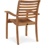 Birmingham Stacking Teak Outdoor Dining Armchair 4PC