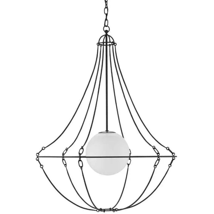 Black Bronze Stanleigh Pendant - LOOMLAN - Currey & Co - Pendants