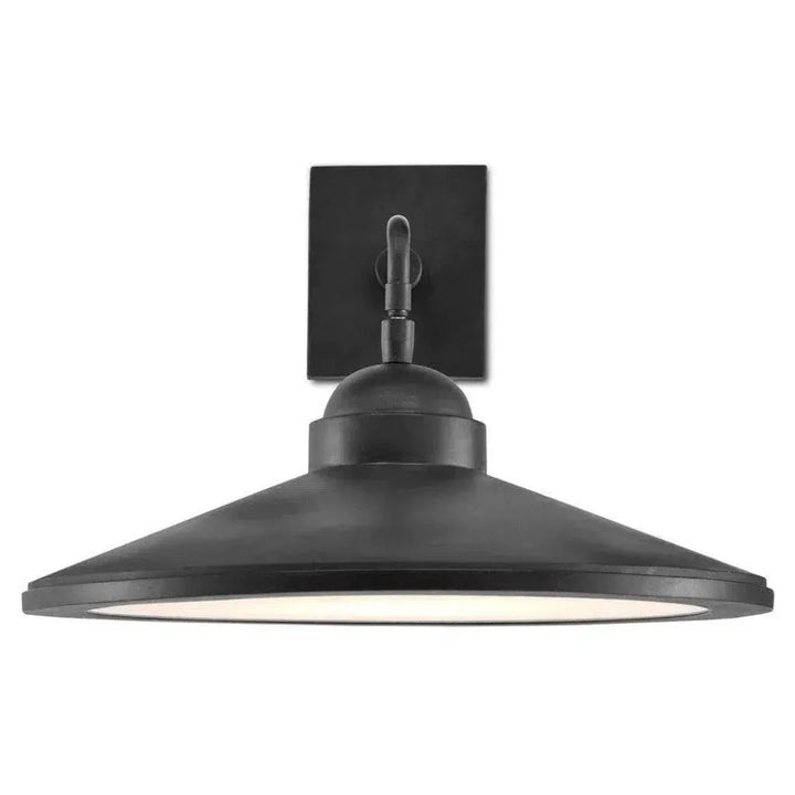 Black Bronze White Ditchley Wall Sconce - LOOMLAN - Currey & Co - Wall Sconces