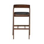 Black Brown Mid-Century Modern Barstool