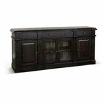 Black Entertainment Wall Unit Media Console