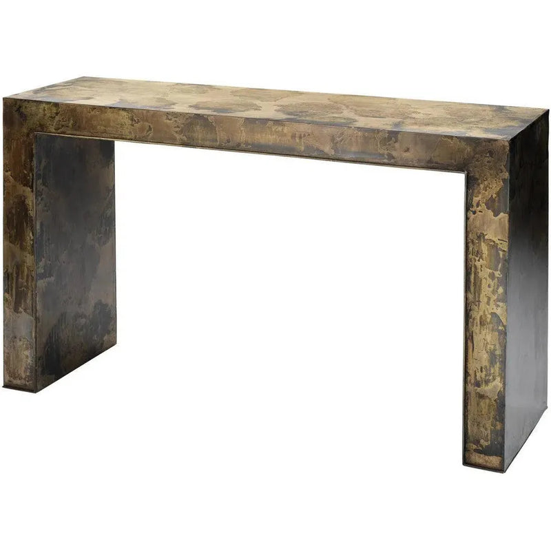 Black Iron Sheet Charlemagne Console Table Console Tables LOOMLAN By Jamie Young