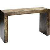 Black Iron Sheet Charlemagne Console Table