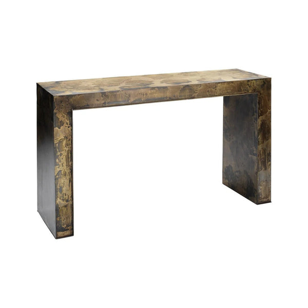 Black Iron Sheet Charlemagne Console Table Console Tables LOOMLAN By Jamie Young