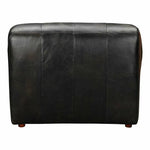 Black Leather Lounge Chaise Indoor Seating