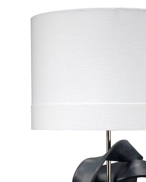 Black Polyresin Intertwined Table Lamp Table Lamps LOOMLAN By Jamie Young
