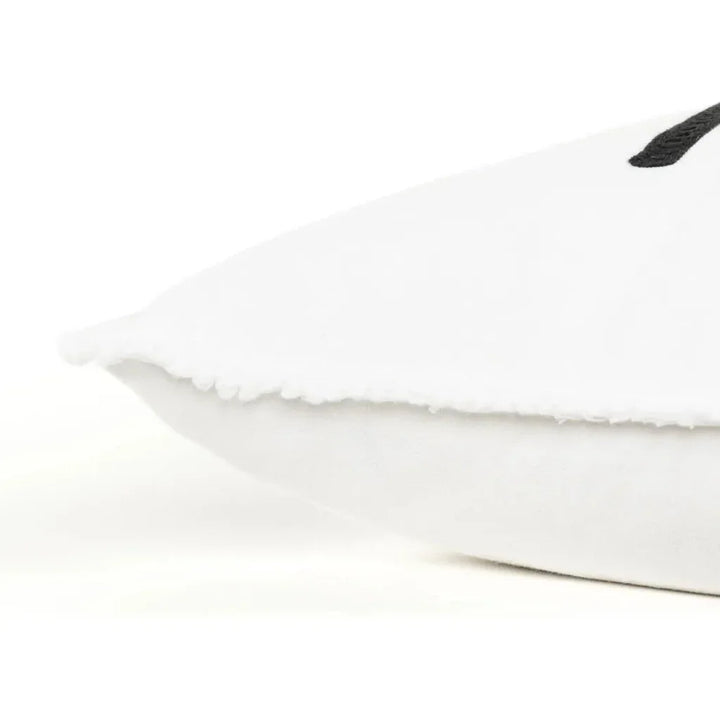 Black Skye Words Decorative Couch Pillows Down Insert - LOOMLAN - LOOMLAN - Throw Pillows