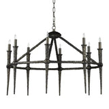 Blackthorn Cast Aluminum Framed Chandelier