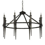 Blackthorn Cast Aluminum Framed Chandelier