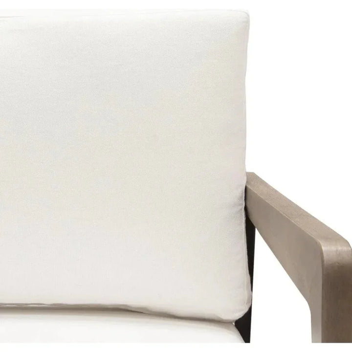 Blair Accent Chair in White Fabric - LOOMLAN - Diamond Sofa - Accent Chairs