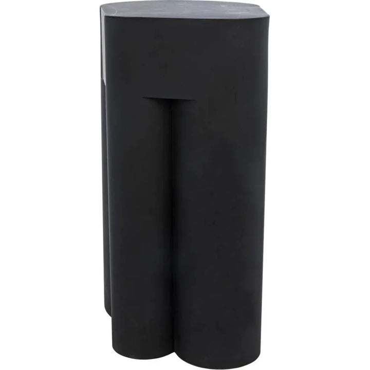Blair Black Steel Geometric Side Table - LOOMLAN - Noir - Side Tables